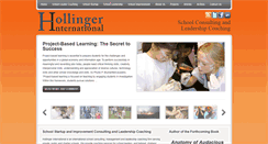 Desktop Screenshot of hollinger-international.com